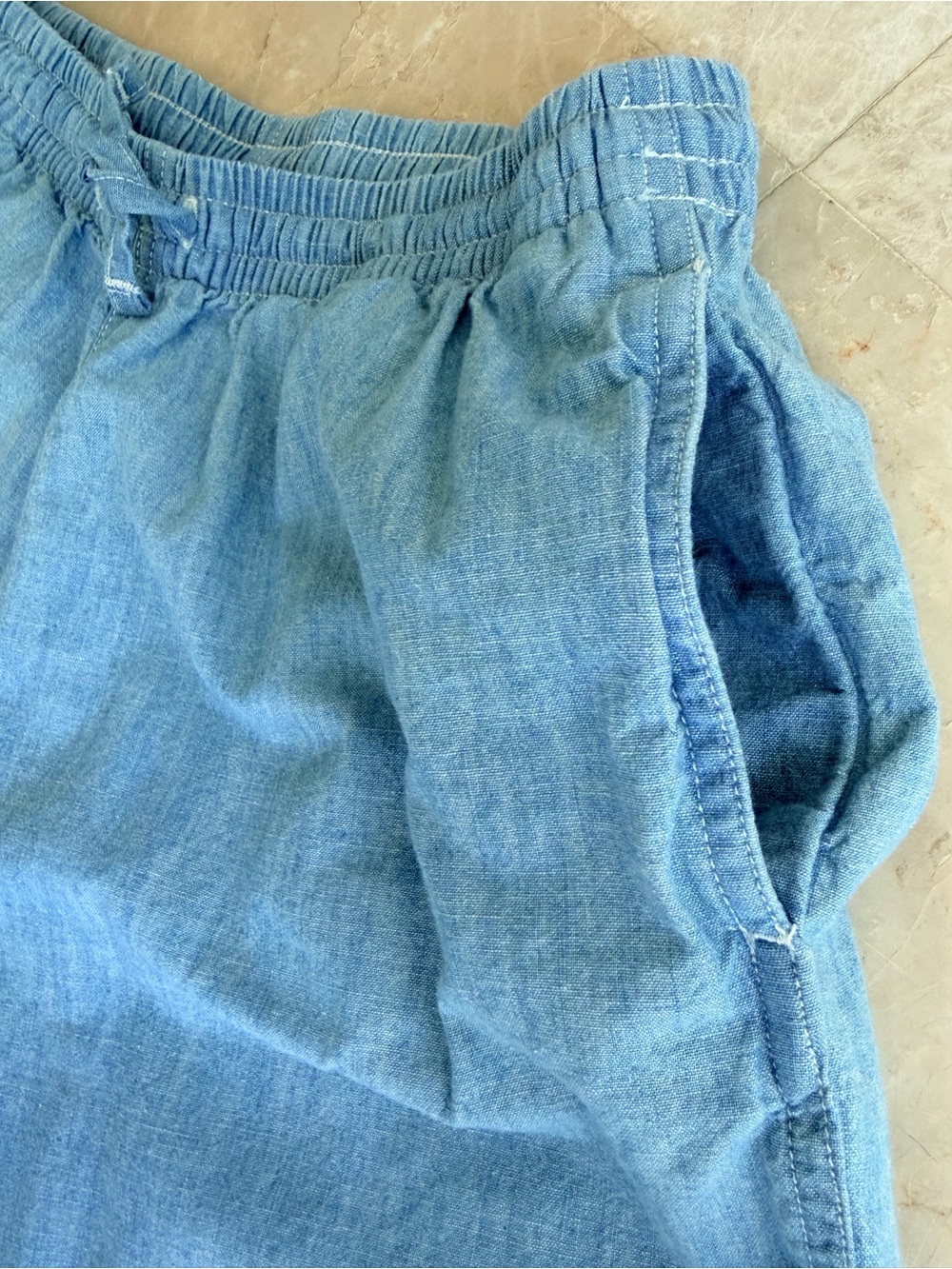 Boys Cotton Polo by Ralph Lauren Light Blue Elastic Waist Joggers pants Szie 12 - Picture 4 of 12